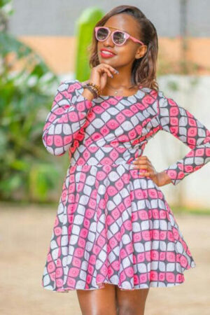 Short Ankara dress