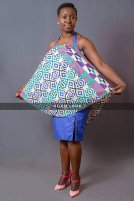 Ankara halter top and skirt
