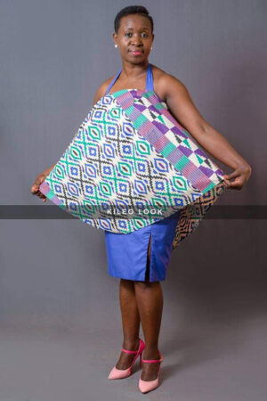 Ankara halter top and skirt